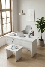 Robin Home Verona AB Ofis Büro Masa Takımı Beyaz
