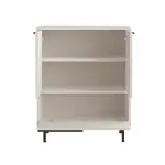 Robin Home Lidya Ayakkabılık Çok Amaçlı Dolap 3 Kapaklı Metal Ayaklı Beyaz - Görsel 4