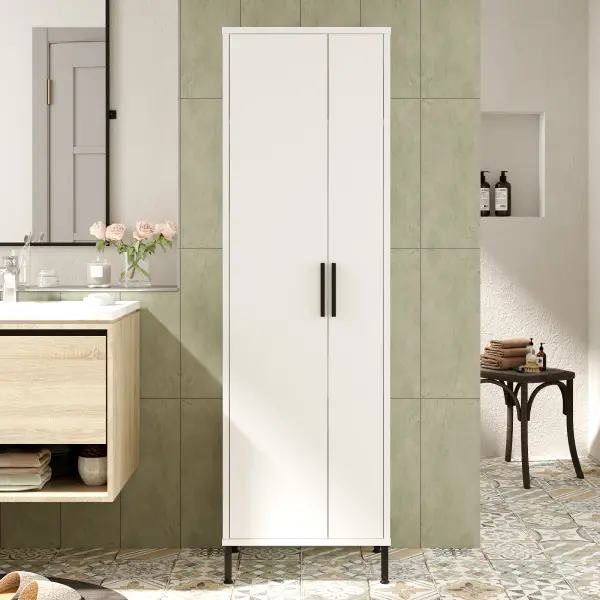Robin Home Carmen Çok Amaçlı Dolap Vileda Banyo Dolabı Beyaz
