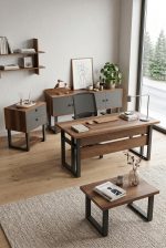 Robin Home Vivaldi ABCD Ofis Büro Masa Takımı Barok