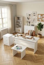 Robin Home Verona ABCDE Ofis Büro Masa Takımı Beyaz