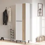 Robin Home Rio Ayakkabılık Metal Ayaklı 9 Raflı Sepet-Beyaz - Görsel 2