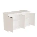Robin Home Liva Mutfak Adası Ada Mutfak Yemek Masası 160cm Beyaz - Görsel 5