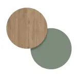 Robin Home Orion Çalışma Masası Bilgisayar Masası Raflı Sepet-Ihlamur Yeşili - Görsel 7