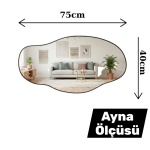 Robin Home Antre Hol Salon Aynalı Dresuar Kapaklı Metal Ayaklı NO1 Sepet - Görsel 5