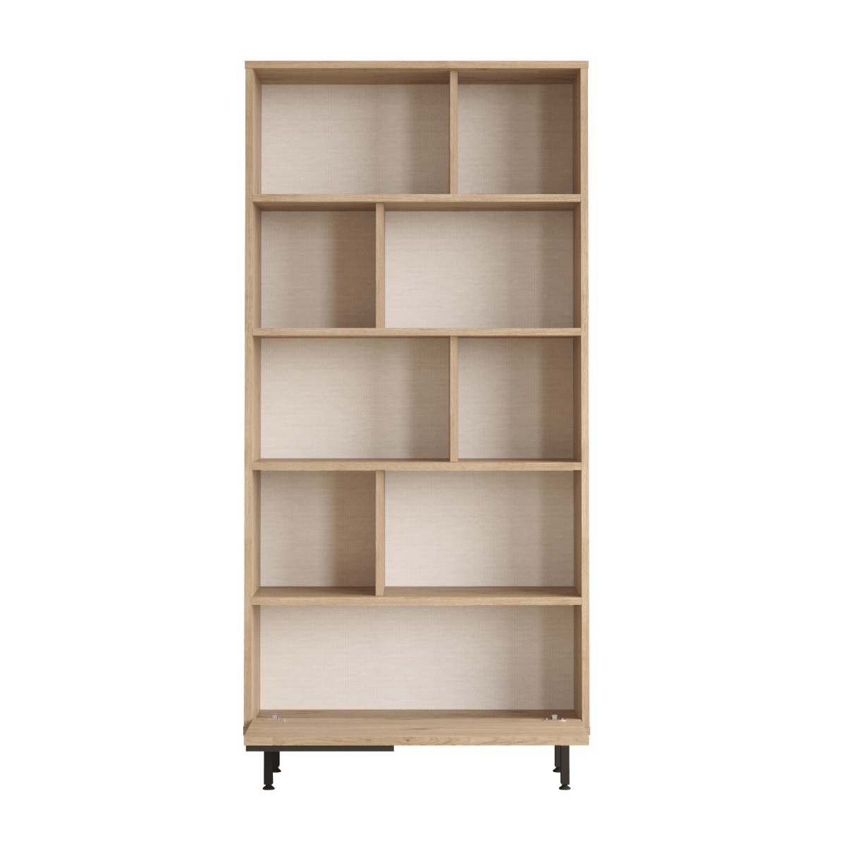 Robin Home Genç Çalışma Masası & Kitaplık 2'li set Sepet- Jüt Baskı Desen - Görsel 4