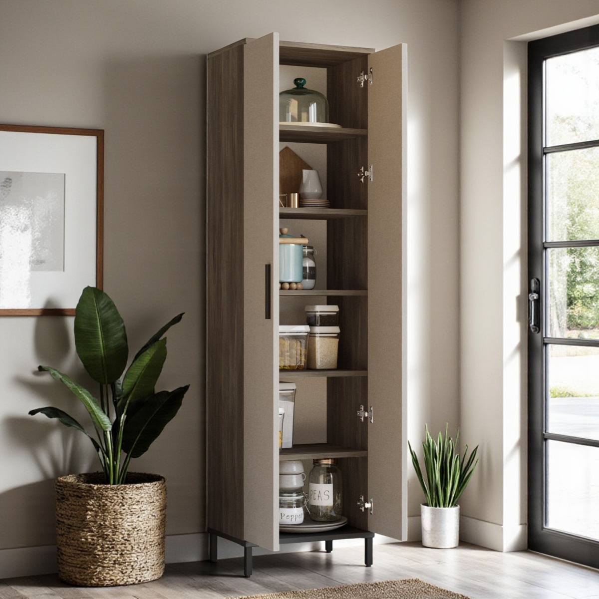 Robin Home Çok Amaçlı Dolap Banyo Dolabı Mutfak Dolabı,Ofis Dolabı ve Kiler Dolabı - Görsel 3
