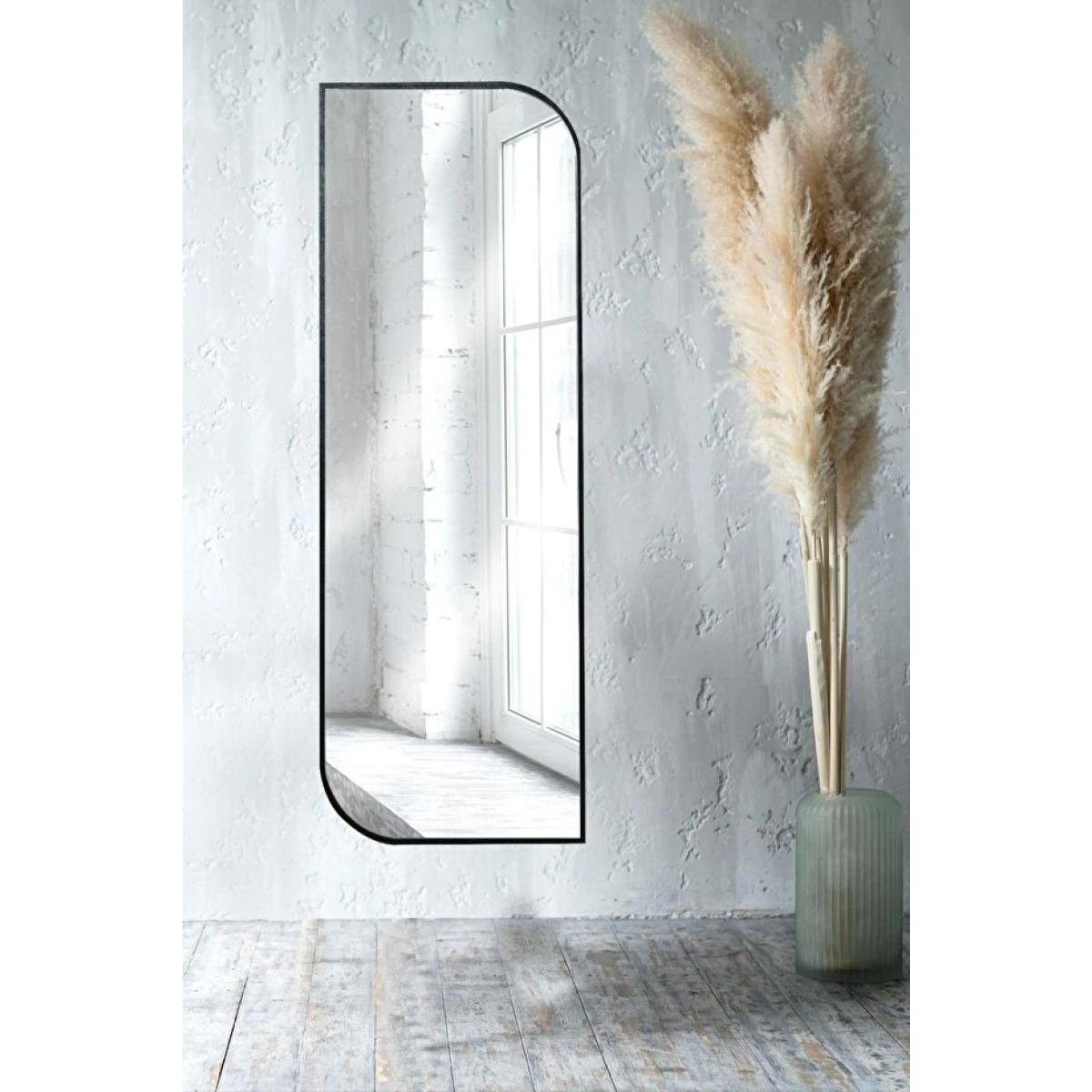 Robin Home Asimetrik75x40 Konsol, Dresuar, Tuvalet Aynası Siyah - Görsel 3