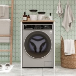 Robin Home Alaska Çamaşır Makinesi Dolabı Sepet-Beyaz