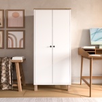 Robin Home Alaska Çok Amaçlı Dolap Mutfak Kiler Erzak Banyo Dolabı Sepet-Beyaz