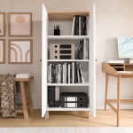 Robin Home Alaska Çok Amaçlı Dolap Mutfak Kiler Erzak Banyo Dolabı Sepet-Beyaz - Görsel 4