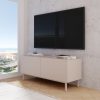 Robin Home Miami Tv Ünitesi Sehpası 2 Kapaklı Ahşap Ayaklı 120cm Kumsal