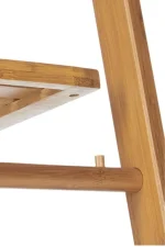 Bambu 3 Raflı Havlu Askısı Banyo Düzenleyici Havluluk Organize - Görsel 3