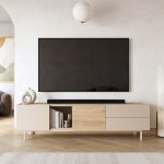 Robin Home Luka Tv Sehpası Tv Ünitesi Orta Sehpa 2'li Set Kumsal-Sepet - Görsel 2